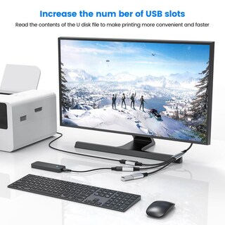 Foto 5 | Foto 5 | Cable Divisor Usb Mogood Negro 3 Puertos Para Carga Y Transferencia De Datos