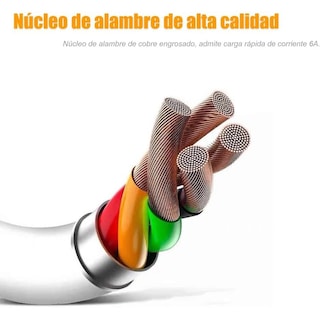 Foto 3 | Foto 3 | Cable Usb C A Usb A Mornwell 3p 120w Hypercharge Negro 1m Para Carga Rápida Y Transmisión De Datos