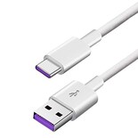 Cable Usb C A Usb A Argoo Blanco Carga Rápida Y Transmisión De Datos Para Huawei