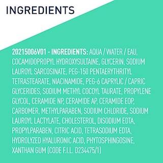 Foto 2 | Foto 2 | Limpiador Facial De Espuma Cerave 16 Oz Para Piel Normal A Grasa Sin Parabenos Ni Fragancias