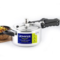 Olla De Presión Universal Aluminio Con Sistemas De Seguridad Y Asas Resistentes Al Calor 4 Litros