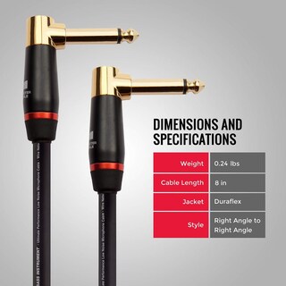 Foto 4 | Foto 4 | Cable De Guitarra Bajo Monster Prolink 8 Pies Ángulo Recto Escudo Trenzado De Cobre 95%