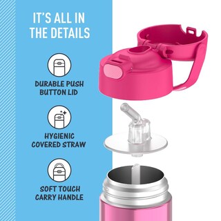 Foto 5 | Foto 5 | Botella Thermos Funtainer 354.88 Ml Rosado 12 Oz