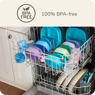 Foto 4 | Foto 4 | Juego De Vajilla De Silicona Nuk Azul Con Succión Durable Para Bebé