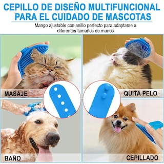 Foto 3 | Foto 3 | Set De Cepillos De Baño Wolfi Para Mascotas Con Mango Ajustable