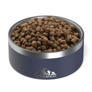 Foto 7 | Foto 7 | Cuenco Para Perro Hydrapeak Azul Marino Antideslizante De Acero Inoxidable