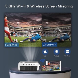 Foto 7 | Foto 7 | Proyector Nexigo Bluetooth Wifi Pj10 1080p Alta Luminosidad Reacondicionado