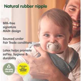 Foto 6 | Foto 6 | Chupetes De Látex Mam Originales Natural Hecho De Materiales Bio-circulares Para 6-16 Meses 2 Unidad