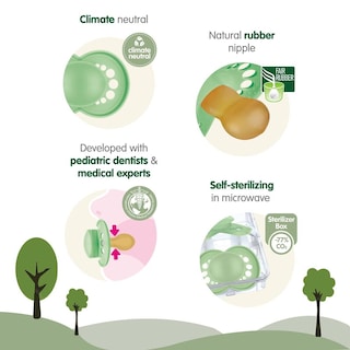 Foto 8 | Foto 8 | Chupetes De Látex Mam Originales Natural Hecho De Materiales Bio-circulares Para 6-16 Meses 2 Unidad