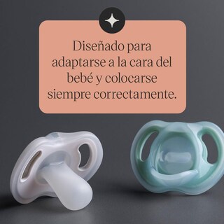 Foto 3 | Foto 3 | Chupete De Silicona Tommee Tippee Ultra-light Unisex Diseño Simétrico De Una Pieza Sin Bpa 18-36 M