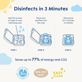 Foto 2 | Foto 2 | Chupón Mam Mate Para Bebé Diseño De Pezón Desarrollo Oral Saludable Estuche Esterilizador Niño Y