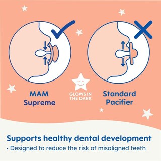 Foto 4 | Foto 4 | Chupetes Nocturnos Mam Azul Brillan En La Oscuridad Para Niño