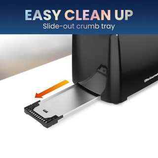 Foto 4 | Foto 4 | Tostador Elite Gourmet Negro Con 6 Ajustes De Temperatura Y Ranuras Extra Anchas Para Bagels Y Gofre