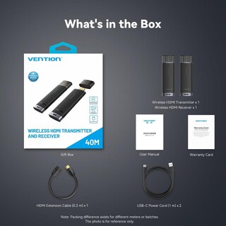 Foto 2 | Foto 2 | Transmisor Receptor Hdmi Inalámbrico Vention Dual Band Para Monitor Y Proyector
