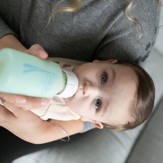 Foto 8 | Foto 8 | Biberón De Vidrio Estrecho Dr. Brown's Natural Flow Options+ Brillante/rosa/menta Con Funda De Silic