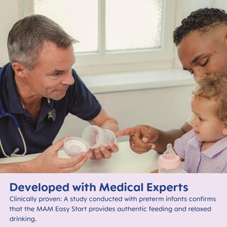 Foto 6 | Foto 6 | Biberones Anticólicos Mam Azul Silicona Lactancia Flujo Medio Para Bebé 2 Meses Más