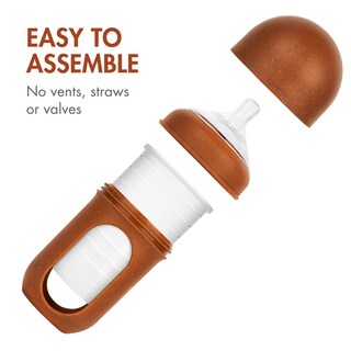 Foto 6 | Foto 6 | Biberones De Silicona Boon Nursh Moteados Con Diseño De Bolsa Plegable Flujo Medio 8 Onzas 3 Unid