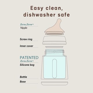 Foto 4 | Foto 4 | Biberón Anticólico Suavinex Zero Zero Deep Brown Flujo Adaptable Paquete De 4