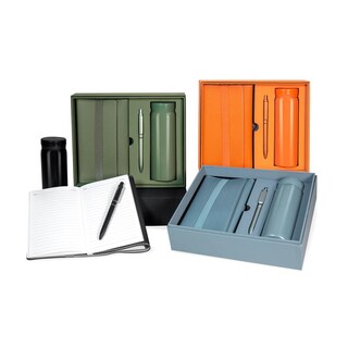 Foto 1 | Foto 1 | Paquete 10 Piezas Set Promocional Con Termo Libreta Y Bolígrafo Personalizable