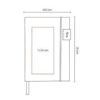 Foto 2 | Foto 2 | Paquete 20 Piezas Libreta Corporativo Banda Porta Bolígrafo-kadan