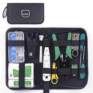 Foto 1 | Foto 1 | Kit De Crimpadora De Red 21 En 1 Para Rj45 Ethernet Con Pelacables Y Tester