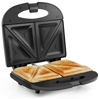 Foto 1 | Foto 1 | Sandwichera Panini Elite Gourmet Negro Superficie Antiadherente 2 Rebanadas