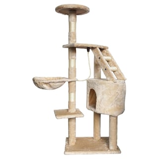 Foto 1 | Foto 1 | Mueble Rascador Para Gato Poli Pets Bambino Multifuncional Con Felpa Suave