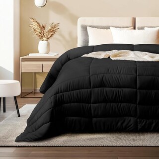 Foto 1 | Foto 1 | Edredón Individual Acolchado Dreamlab Negro Hipoalergénico