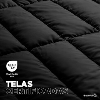 Foto 4 | Foto 4 | Edredón Individual Acolchado Dreamlab Negro Hipoalergénico