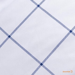 Foto 2 | Foto 2 | Edredón Dreamlab King Size Cuadros Blanco Azul Hipoalergénico