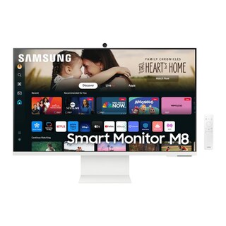 Foto 1 | Foto 1 | Monitor Inteligente Samsung 4k Uhd 32 Pulgadas M8 Con Hdr10+ Usb-c Y Cámara Slimfit