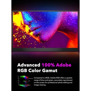 Foto 5 | Foto 5 | Monitor De Computadora Uperfect 4k Truely Uhd Ips Con Freesync Y Adobe Rgb Brillo 500 Nits Hdr 17.