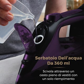 Foto 8 | Foto 8 | Plancha De Vapor Inalámbrica Tower Ceraglide Morada Con Suela De Cerámica Y Vapor Variable