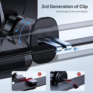 Foto 4 | Foto 4 | Soporte Celular Automóvil Miracase Ventosa Potente Doble Gancho Para Parabrisas Y Ventilación Univer