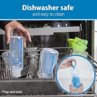 Foto 6 | Foto 6 | Biberón Dr. Brown's De Silicona Flujo Medio Rápido Natural Flow Nivel 3 Cuello Ancho 6 Meses+ 100% S