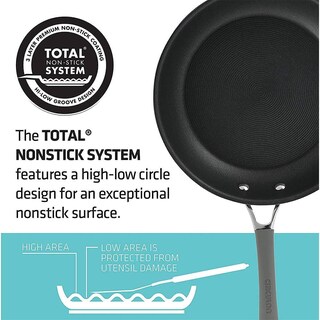 Foto 6 | Foto 6 | Juego De Utensilios De Cocina Anodizados Duros Circulon Gris De 10 Piezas