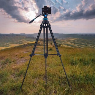 Foto 2 | Foto 2 | Trípode De Vídeo Sirui 190cm Amortiguación Ajustable Giro 360° Inclinación +90°/-75° Carga Máxima 10