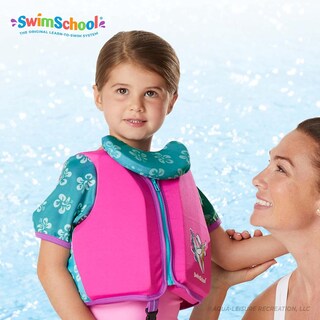 Foto 4 | Foto 4 | Chaleco De Entrenamiento Swimschool Rosa Aqua Con Mangas Upf50 Y Correa Ajustable Para Mujer
