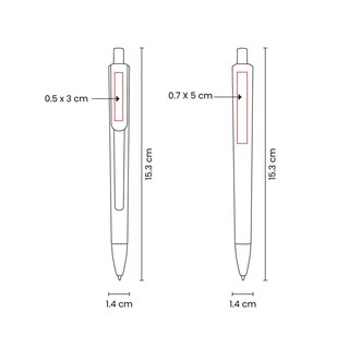 Foto 5 | Foto 5 | Paquete 330 Piezas Bolígrafo Gruri Eco-friendly/ideal Para Publicidad