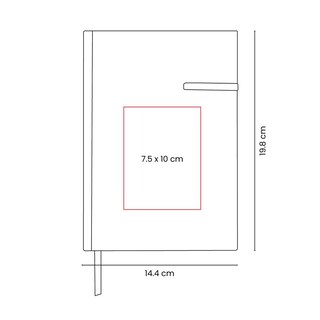 Foto 4 | Foto 4 | Paquete 15 Piezas Libreta De Poliéster Con 80 Hojas Pasta Rígida