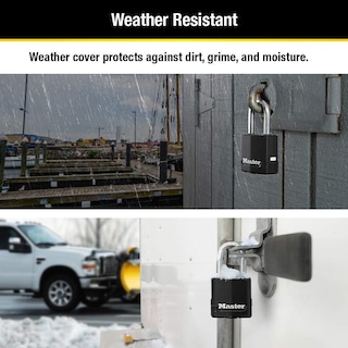 Foto 5 | Foto 5 | Candado Laminado Master Lock Magnum 4.7 Cm Acero Recubierto Paquete De 4