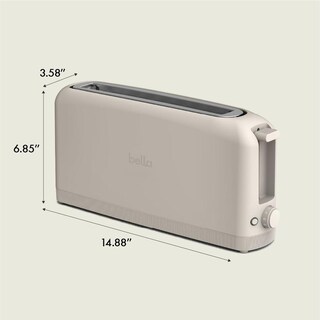 Foto 3 | Foto 3 | Tostador Bella Azul De 2 Rebanadas Con Control De Sombra Y Bandeja Extraíble