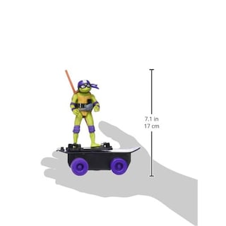 Foto 2 | Foto 2 | Figura De Acción Teenage Mutant Ninja Turtles De Playmates Toys Verde Con Monopatín Y Accesorios