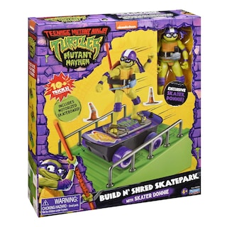 Foto 4 | Foto 4 | Figura De Acción Teenage Mutant Ninja Turtles De Playmates Toys Verde Con Monopatín Y Accesorios