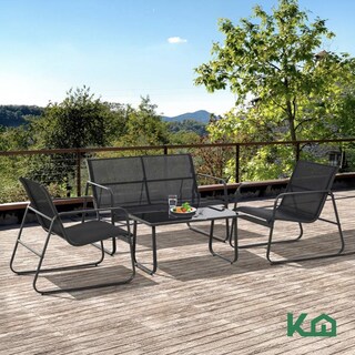 Foto 2 | Foto 2 | Sala Exterior Juego Para Jardín Exterior Silver Textilene