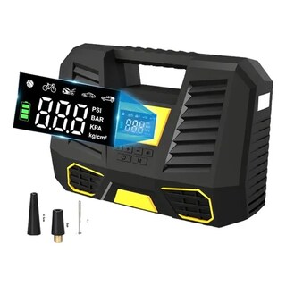 Foto 1 | Foto 1 | Inflador Inalámbrico Inteligente Portátil 12v Con Pantalla Digital Y Luz De Emergencia