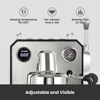 Foto 5 | Foto 5 | Máquina De Café Expreso Profesional Semiautomática Con Espumador Y Tanque Extraíble 64 Onzas 15 Barr
