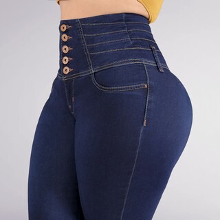 Foto 2 | Foto 2 | Jeans Colombiano Levanta Pompa Sea Brazil Para Mujer