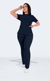 Foto 5 | Foto 5 | Uniforme Quirúrgico Conjunto 3 Pzs Azul Marino Sea Brazil Dama