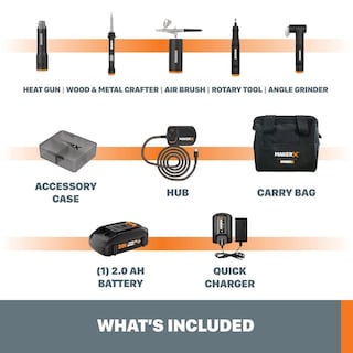 Foto 3 | Foto 3 | Kit De Herramientas De Manualidades Worx Makerx Lujo